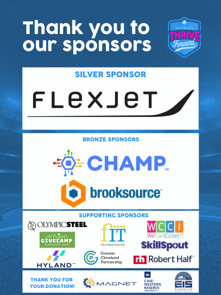 Cleveland WITCON 2025 Sponsors